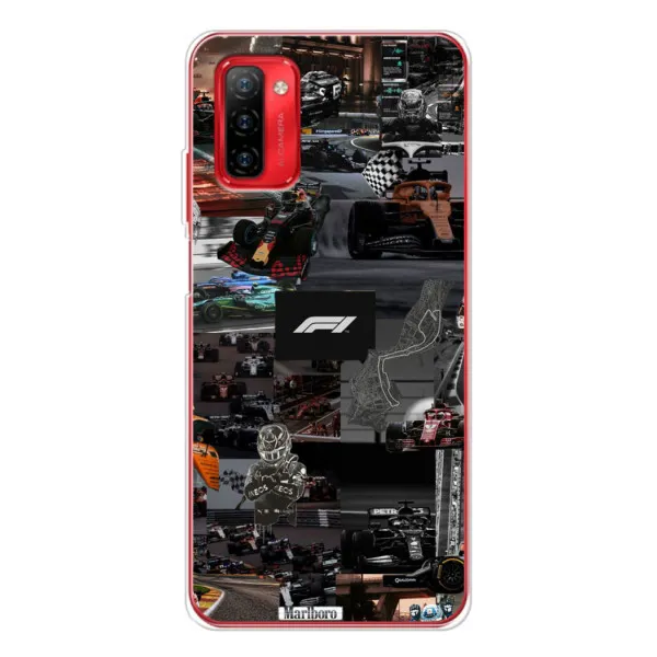 Чехол с принтом «Гоночный коллаж Ф1» для Ulefone Note 12P Чехол с принтом «Гоночный коллаж Ф1» для Ulefone Note 12P