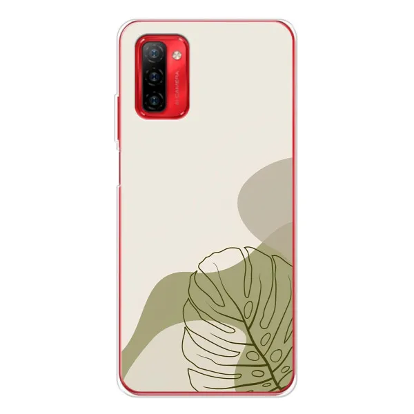 Чехол с принтом «Зеленая монстера дизайн» для Ulefone Note 12P Чехол с принтом «Зеленая монстера дизайн» для Ulefone Note 12P