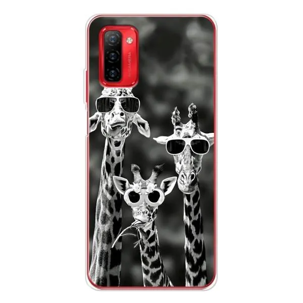 Чехол с принтом «Жирафы в очках» для Ulefone Note 12P Чехол с принтом «Жирафы в очках» для Ulefone Note 12P