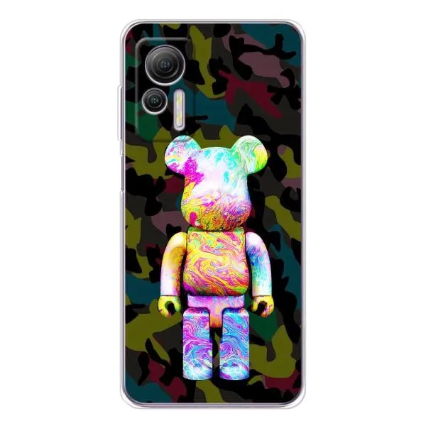Чехол с принтом «Яркий Bearbrick» для Ulefone Note 14