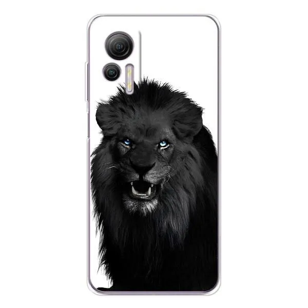Чехол с принтом «Черный ЛЕВ» для Ulefone Note 14 Чехол с принтом «Черный ЛЕВ» для Ulefone Note 14