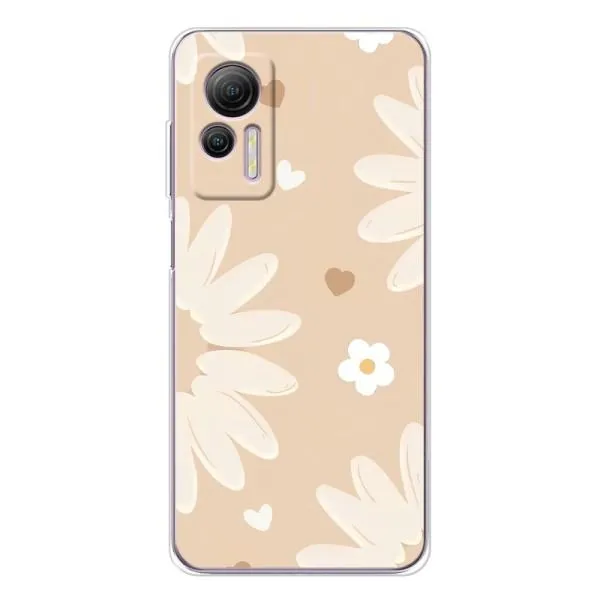 Чехол с принтом «Бежевые цветы» для Ulefone Note 14 Чехол с принтом «Бежевые цветы» для Ulefone Note 14