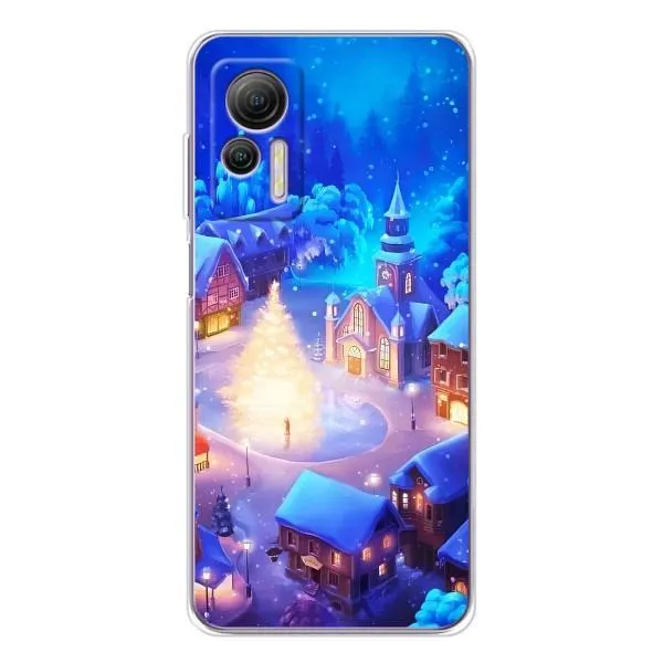 Чехол с принтом «Рождественский город» для Ulefone Note 14 Чехол с принтом «Рождественский город» для Ulefone Note 14
