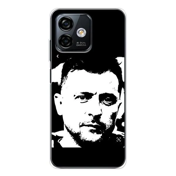 Чехол с принтом «Зеленский АРТ» для Ulefone Note 16 Pro