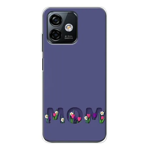 Чехол с принтом «Мама в цветах» для Ulefone Note 16 Pro