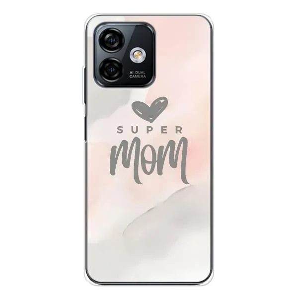 Чехол с принтом «Супер мама» для Ulefone Note 16 Pro