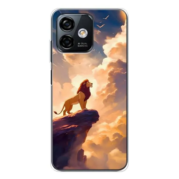 Чехол с принтом «Симба на скале» для Ulefone Note 16 Pro Чехол с принтом «Симба на скале» для Ulefone Note 16 Pro
