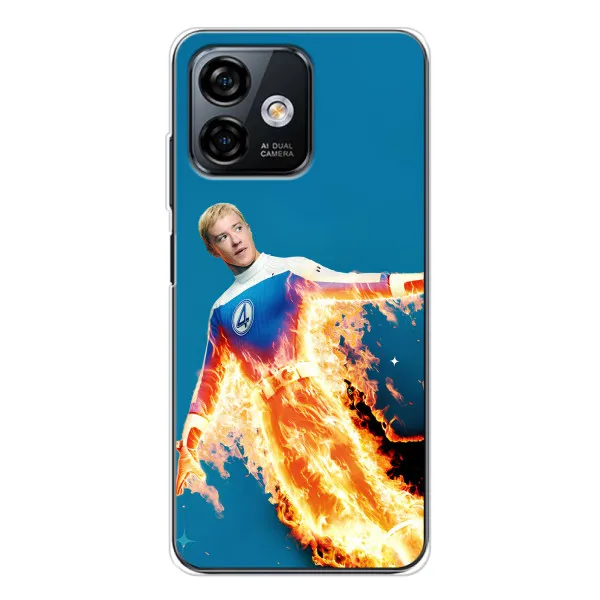 Чехол с принтом «Человек-факел в огне» для Ulefone Note 16 Pro Чехол с принтом «Человек-факел в огне» для Ulefone Note 16 Pro