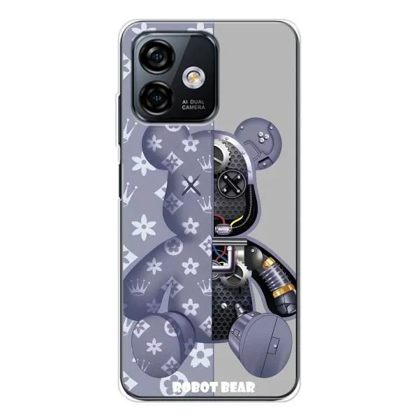 Чехол с принтом «Робот Мишка» для Ulefone Note 16 Pro