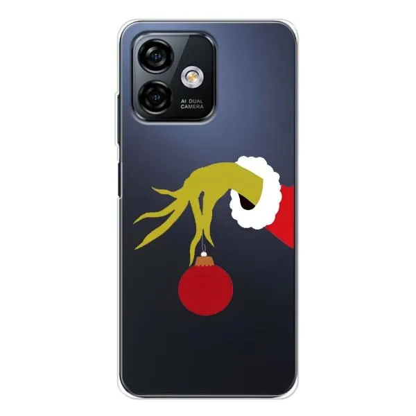 Чехол с принтом «Гринч с игрушкой» для Ulefone Note 16 Pro