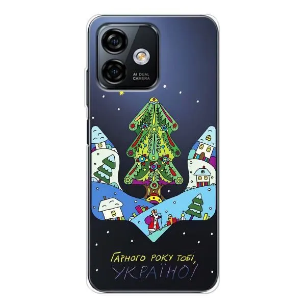 Чехол с принтом «Рождественский герб» для Ulefone Note 16 Pro