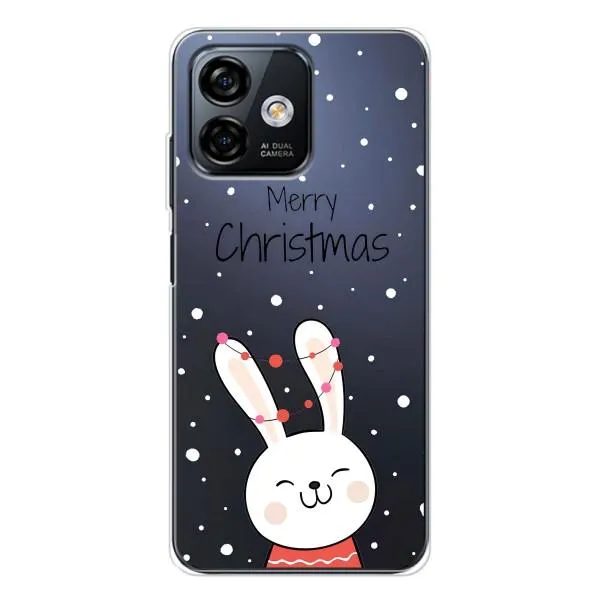 Чехол с принтом «Рождественский заяц» для Ulefone Note 16 Pro