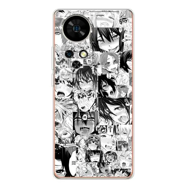 Чехол с принтом «Ahegao manga» для Ulefone Note 17 Pro Чехол с принтом «Ahegao manga» для Ulefone Note 17 Pro