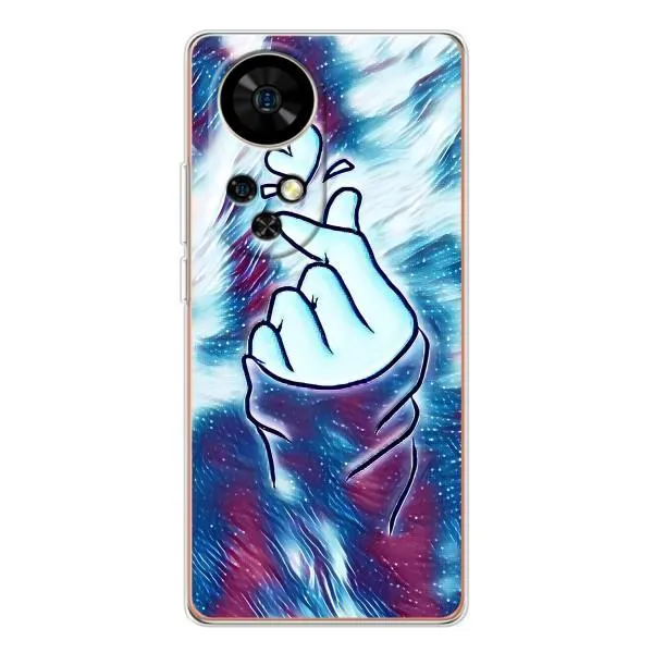 Чехол с принтом «Радужное сердце» для Ulefone Note 17 Pro Чехол с принтом «Радужное сердце» для Ulefone Note 17 Pro