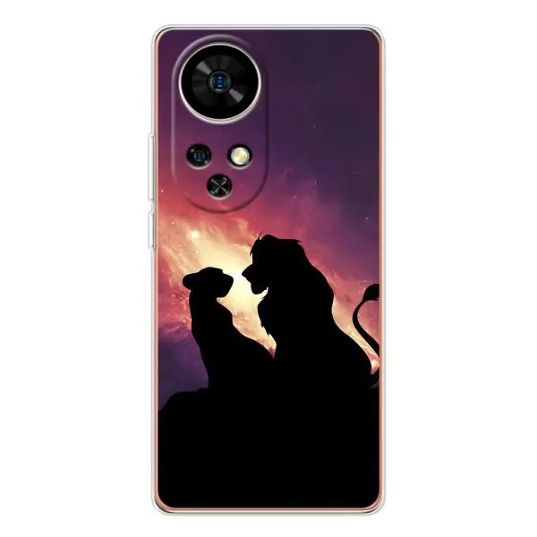 Чехол с принтом «Силуэт Симба и Налу» для Ulefone Note 17 Pro Чехол с принтом «Силуэт Симба и Налу» для Ulefone Note 17 Pro