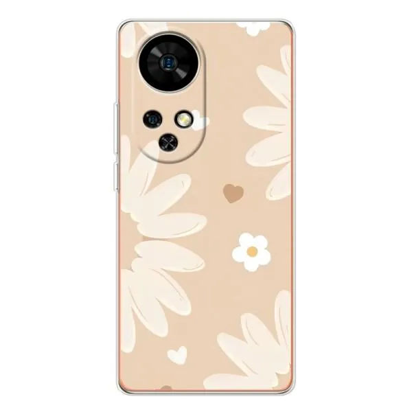Чехол с принтом «Бежевые цветы» для Ulefone Note 17 Pro Чехол с принтом «Бежевые цветы» для Ulefone Note 17 Pro