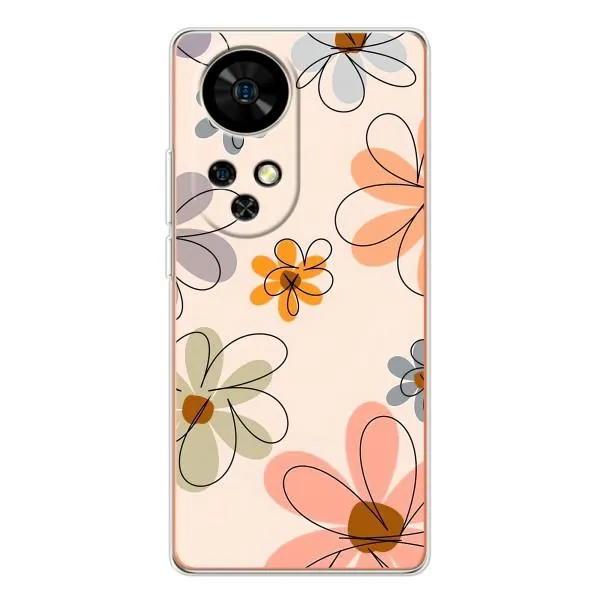Чехол с принтом «Разноцветные цветы» для Ulefone Note 17 Pro Чехол с принтом «Разноцветные цветы» для Ulefone Note 17 Pro