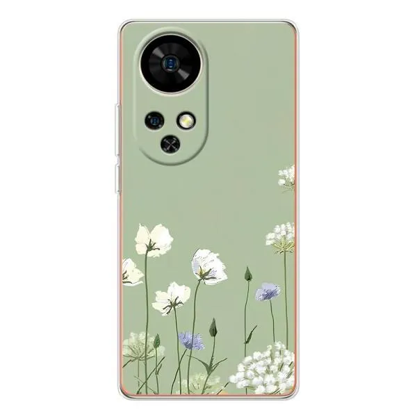 Чехол с принтом «Цветы на зеленом» для Ulefone Note 17 Pro Чехол с принтом «Цветы на зеленом» для Ulefone Note 17 Pro