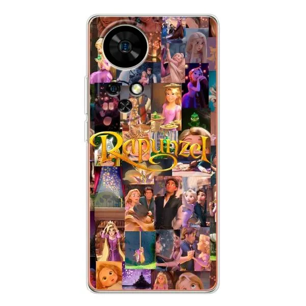 Чехол с принтом «Коллаж Рапунцель» для Ulefone Note 17 Pro Чехол с принтом «Коллаж Рапунцель» для Ulefone Note 17 Pro