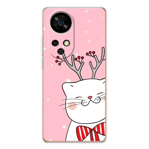 Чехол с принтом «Зимний кот» для Ulefone Note 17 Pro Чехол с принтом «Зимний кот» для Ulefone Note 17 Pro