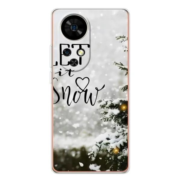 Чехол с принтом «Let it snow» для Ulefone Note 17 Pro