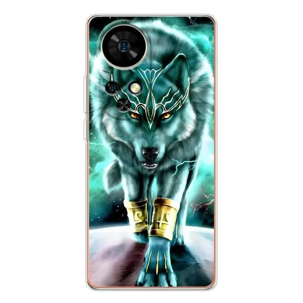 Чохол з принтом «Яскравий вовк» для Ulefone Note 17 Pro Чохол з принтом «Яскравий вовк» для Ulefone Note 17 Pro
