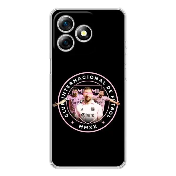 Чехол с принтом «Месси в лого» для Ulefone Note 18 Pro