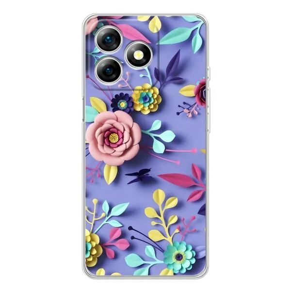 Чехол с принтом «Цветочный дизайн» для Ulefone Note 18 Pro