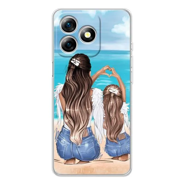 Чехол с принтом «Мама с доченькой» для Ulefone Note 18 Pro Чехол с принтом «Мама с доченькой» для Ulefone Note 18 Pro