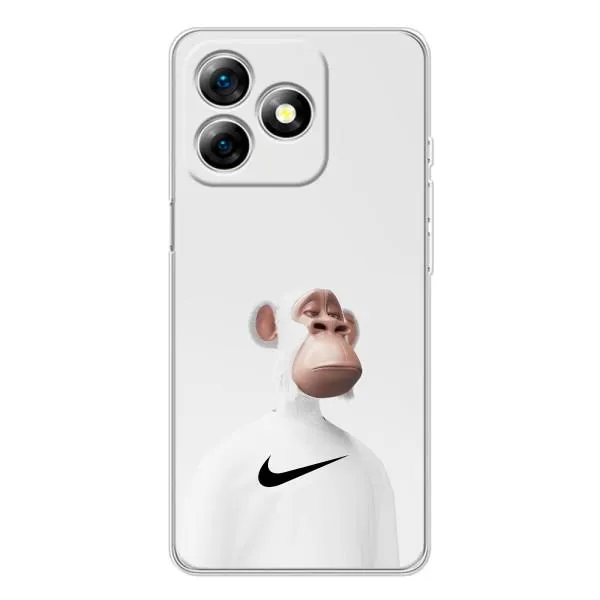 Чехол с принтом «обезьяна NFT Nike» для Ulefone Note 18 Pro