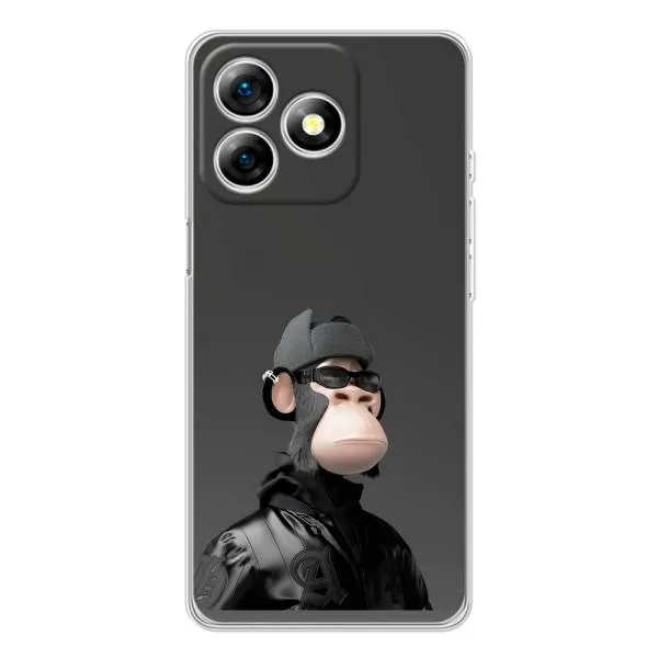 Чехол с принтом «стильная обезьяна NFT» для Ulefone Note 18 Pro