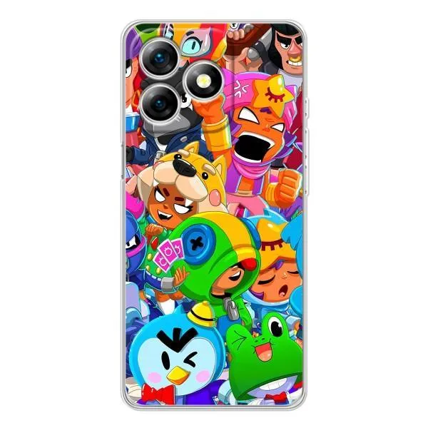 Чехол с принтом «герои Бравл Старс» для Ulefone Note 18 Pro Чехол с принтом «герои Бравл Старс» для Ulefone Note 18 Pro