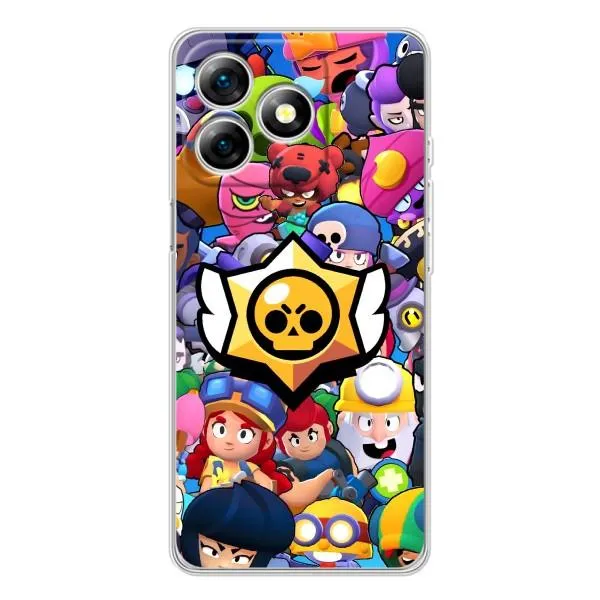 Чехол с принтом «Лого Brawl Stars» для Ulefone Note 18 Pro Чехол с принтом «Лого Brawl Stars» для Ulefone Note 18 Pro