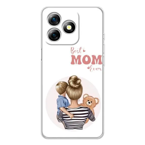 Чехол с принтом «Мама и сын» для Ulefone Note 18 Pro