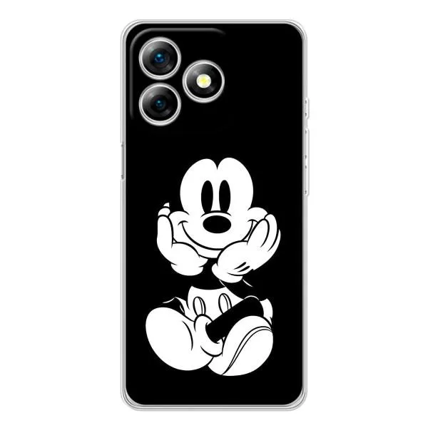 Чехол с принтом «Микки на черном» для Ulefone Note 18 Pro