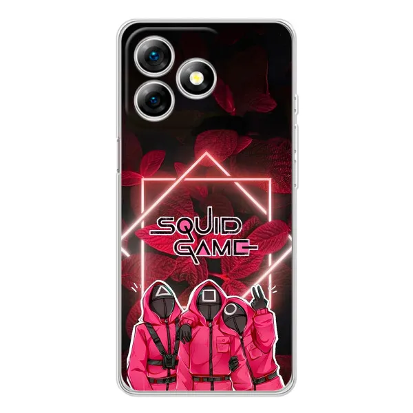 Чехол с принтом «Охранники Игра кальмара» для Ulefone Note 18 Pro Чехол с принтом «Охранники Игра кальмара» для Ulefone Note 18 Pro