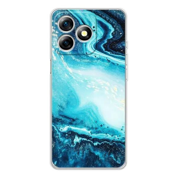 Чехол с принтом «Голубой мрамор» для Ulefone Note 18 Pro Чехол с принтом «Голубой мрамор» для Ulefone Note 18 Pro