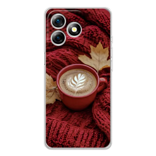 Чехол с принтом «Кофе на пледе» для Ulefone Note 18 Pro Чехол с принтом «Кофе на пледе» для Ulefone Note 18 Pro