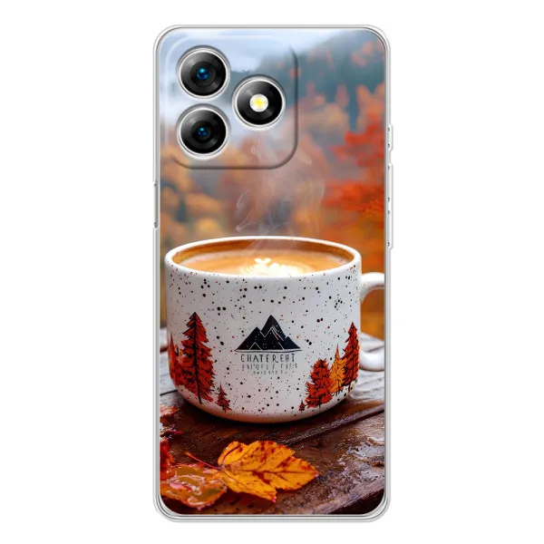 Чехол с принтом «Кофе на природе» для Ulefone Note 18 Pro Чехол с принтом «Кофе на природе» для Ulefone Note 18 Pro