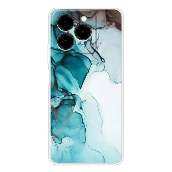 Чехол с принтом «Бирюзовый мрамор» для Ulefone Note 20 Pro Чехол с принтом «Бирюзовый мрамор» для Ulefone Note 20 Pro