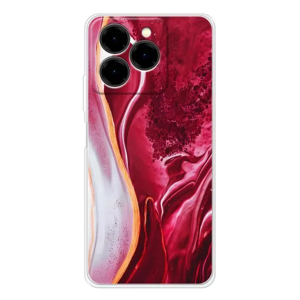 Чехол с принтом «Мрамор красный» для Ulefone Note 20 Pro Чехол с принтом «Мрамор красный» для Ulefone Note 20 Pro