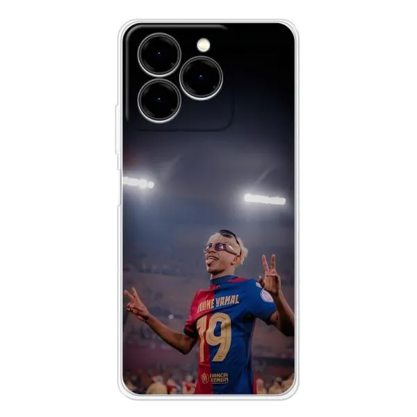Чехол с принтом «Ямаль на стадионе» для Ulefone Note 20 Pro