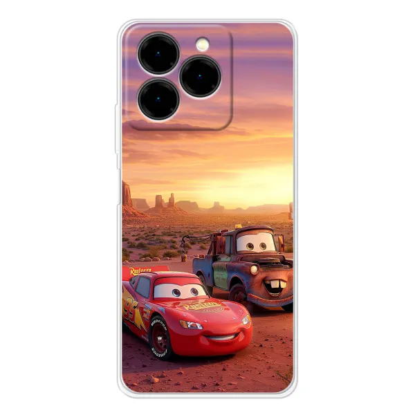 Чехол с принтом «Маквин и Метр» для Ulefone Note 20 Pro Чехол с принтом «Маквин и Метр» для Ulefone Note 20 Pro