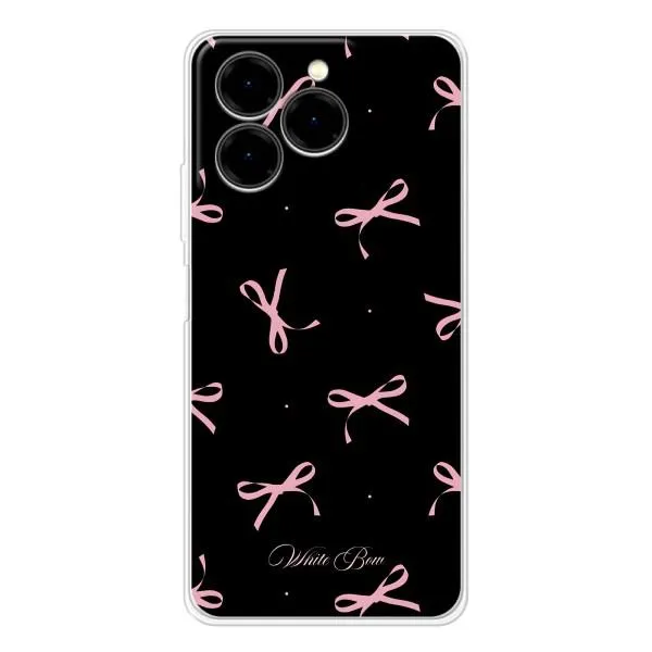 Чехол с принтом «Банты на черном» для Ulefone Note 20 Pro