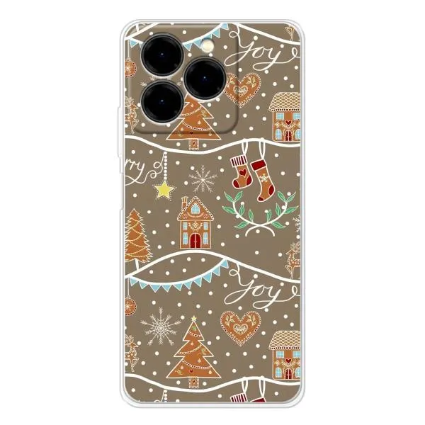 Чохол з принтом «Новорічні пряники» для Ulefone Note 20 Pro