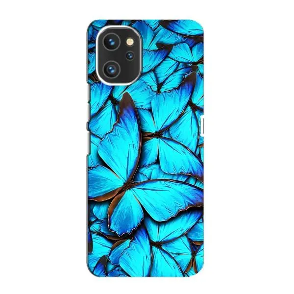 Чехол с принтом «Синие бабочки» для UMIDIGI A13 Pro Чехол с принтом «Синие бабочки» для UMIDIGI A13 Pro