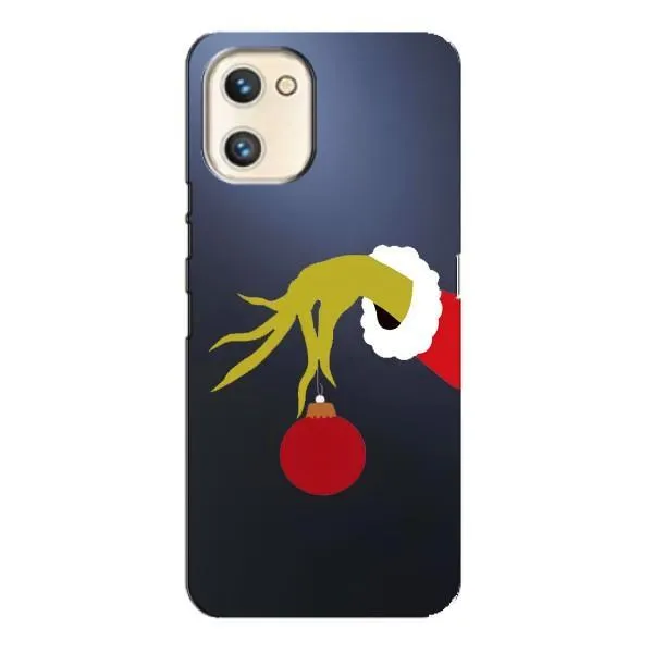 Чехол с принтом «Гринч с игрушкой» для UMIDIGI A13s