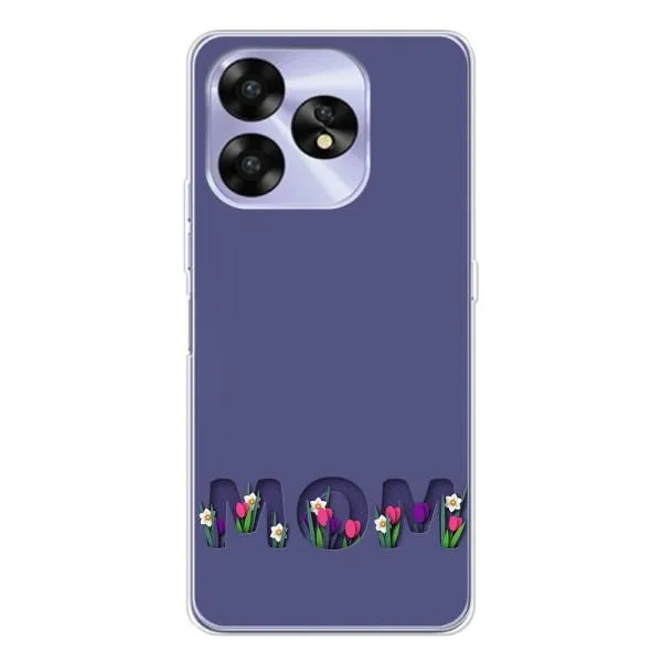 Чехол с принтом «Мама в цветах» для UMIDIGI A15 Чехол с принтом «Мама в цветах» для UMIDIGI A15