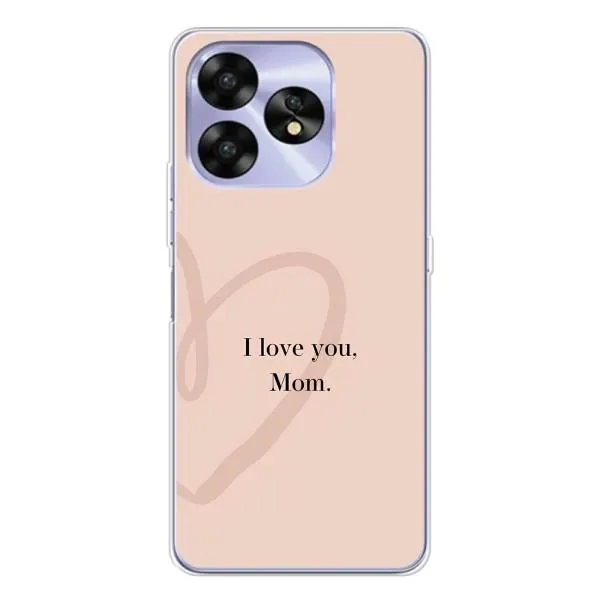 Чехол с принтом «Сердце маме» для UMIDIGI A15 Чехол с принтом «Сердце маме» для UMIDIGI A15