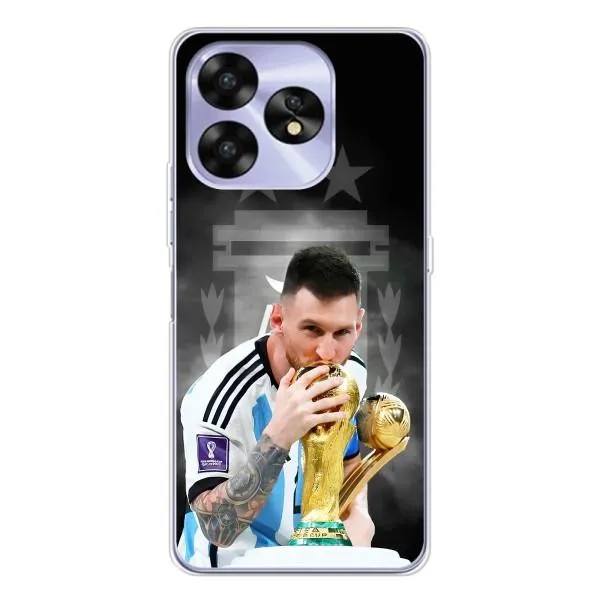 Чехол с принтом «Месси Чемпион» для UMIDIGI A15C